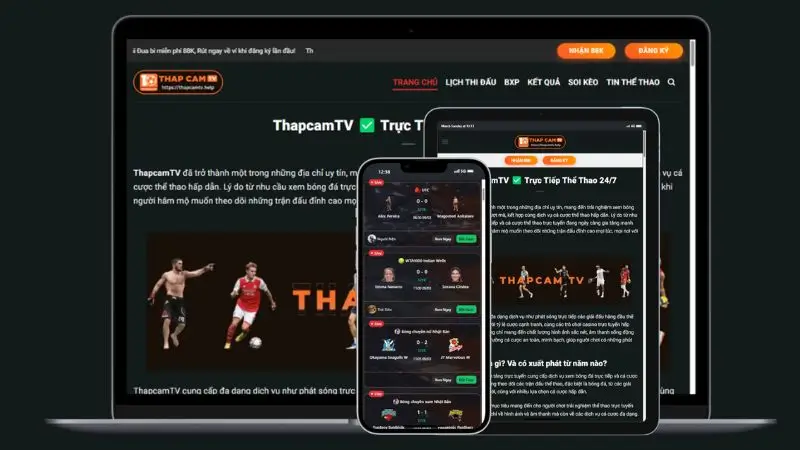 ThapcamTV hỗ trợ trên nhiều thiết bị